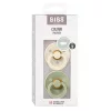 BIBS Colour 2-es szett, szimmetrikus cumifej, (Krémfehér/Zsálya), 6-36 hó