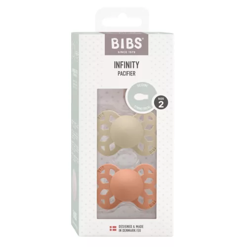 BIBS Infinity 2-es cumiszett, (Vanília/Barack), 6-36 hó