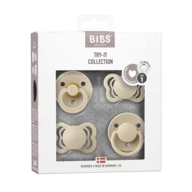 BIBS Try-it Cumi 4 db-os kollekció, vanília