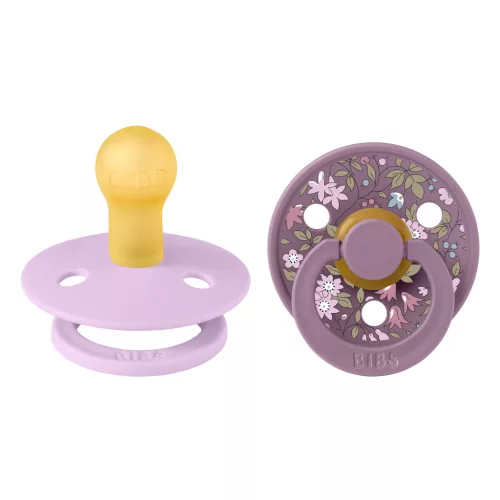 BIBS X Liberty 2-es Cumi szett, Colour, Kamilla, Viola Mix, 0-6 hó