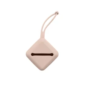 BIBS Szilikon cumitartó, (Púderrózsaszín)