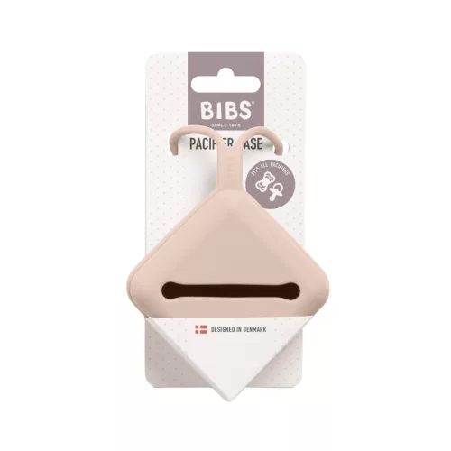 BIBS Szilikon cumitartó, (Púderrózsaszín)
