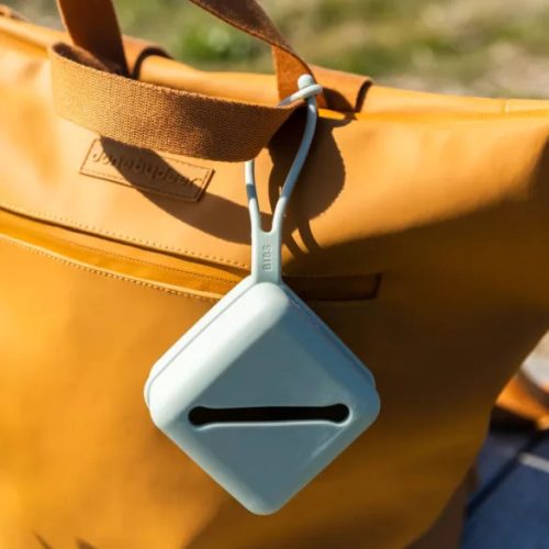 BIBS Szilikon cumitartó, (Fenyőzöld)