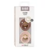 BIBS Colour 2-es szett, anatómiai cumifej, (Mackó/Púderrózsaszín), 6-36 hó