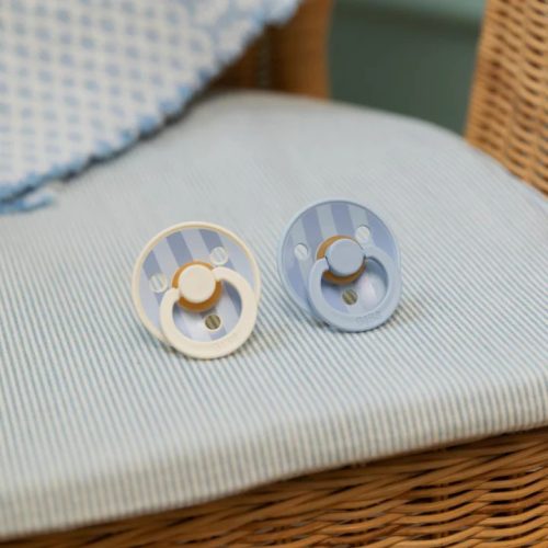 BIBS Cumi, Studio Block Colour, Pasztellkék mix, 6-18 hó