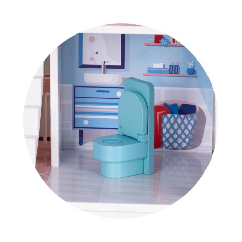 Chipolino Babaház 7 db bútorral és 2 db lépcsővel