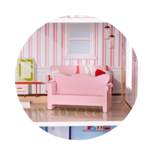 Chipolino Babaház 7 db bútorral és 2 db lépcsővel