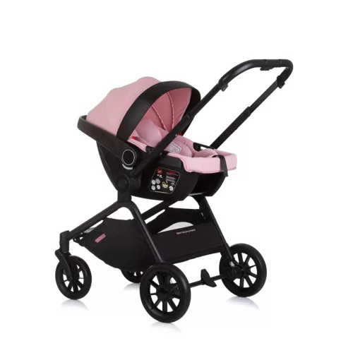 Chipolino Magnum 3az1-ben multifunkciós babakocsi - Pink marshmallow