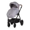 Chipolino Prestige 3az1-ben multifunkciós babakocsi - Cloud grey