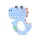 Baby Care szilikon rágóka - Dino Lucky Blue