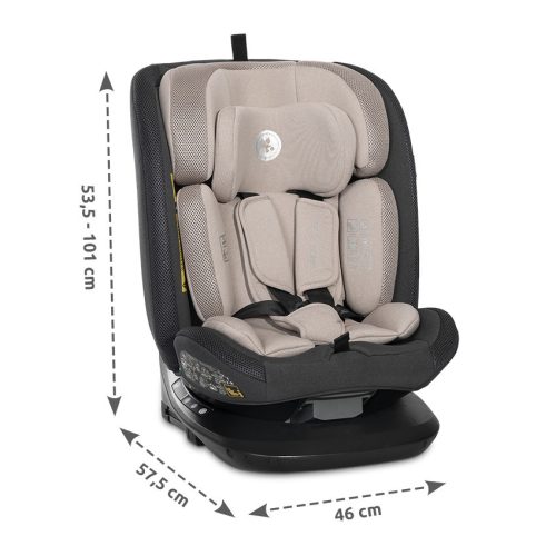 Lorelli Imola, isofix 360 autósülés, 40-150cm - Beige