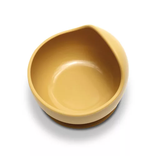 Lorelli Szilikon tál tapadókoronggal - Yellow