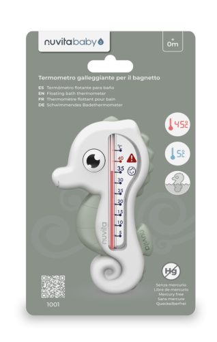 Nuvita Csikóhal vízhőmérő - Sage Green 1001