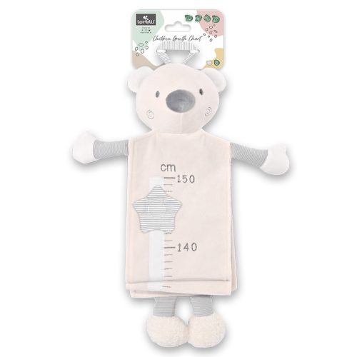 Lorelli Toys Magasságmérő Plüss - Bear Beige