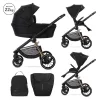 Lorelli Bianca multifunkciós babakocsi + adapter - Black