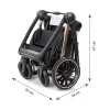 Lorelli Bianca multifunkciós babakocsi + adapter - Grey