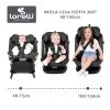 Lorelli Imola isofix 360 autósülés 40-150cm - Grey
