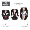 Lorelli Voyager i-Size autósülés 40-150cm + nyakpárna - Black