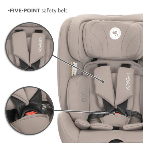 Lorelli Voyager i-Size autósülés 40-150cm + nyakpárna - Grey