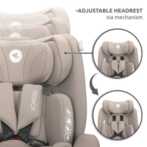 Lorelli Voyager i-Size autósülés 40-150cm + nyakpárna - Pink