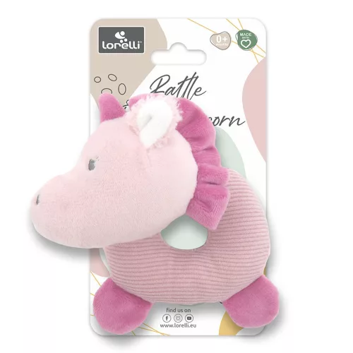 Lorelli Toys Csörgő fánk - Pink Unikornis