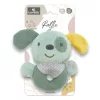 Lorelli Toys Plüss csörgő karika - Zöld Kutya