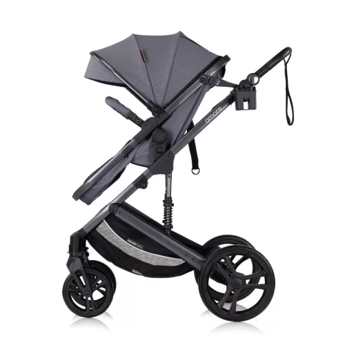 Chipolino Amore babakocsi mózessé alakítható sportrésszel - Cloud grey
