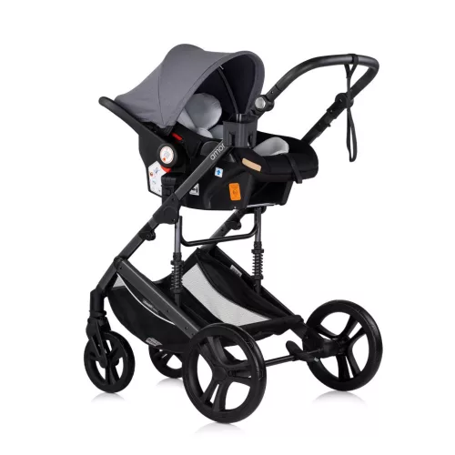 Chipolino Amore babakocsi mózessé alakítható sportrésszel - Cloud grey