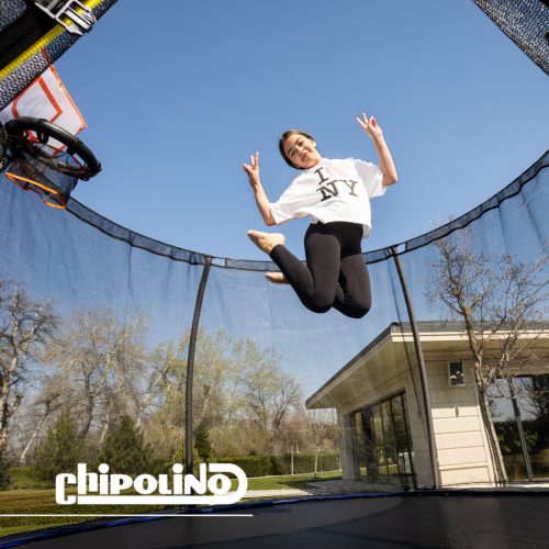 Chipolino Basketball Trambulin 305 cm létrával kosárral