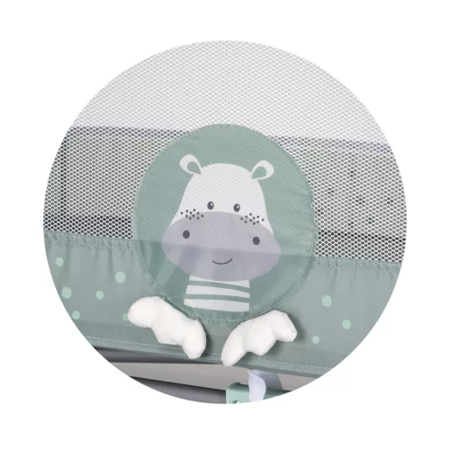 Chipolino Capri fix utazóágy - Hippo green