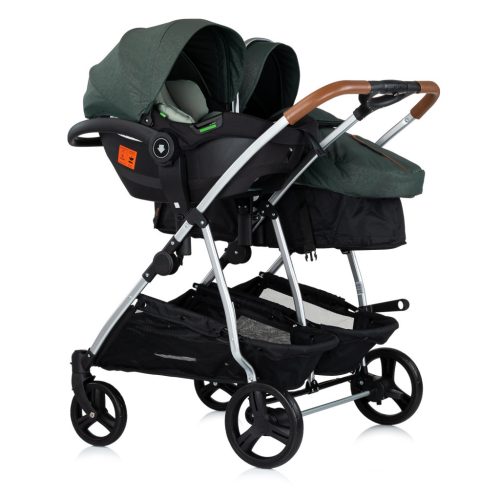 Chipolino Duo Smart iker babakocsi - Basil