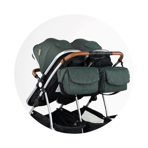 Chipolino Duo Smart iker babakocsi - Basil