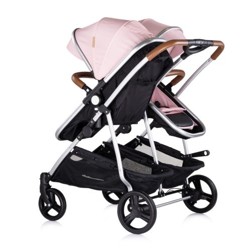 Chipolino Duo Smart iker babakocsi - Pink Marshmellow