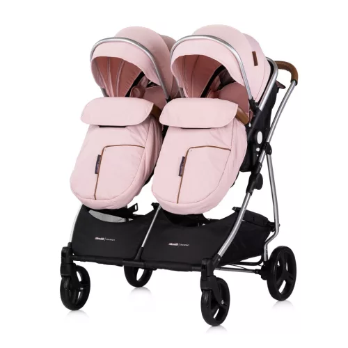Chipolino Duo Smart iker babakocsi - Pink Marshmellow