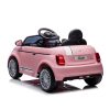 Chipolino Fiat 500 elektromos autó - pink