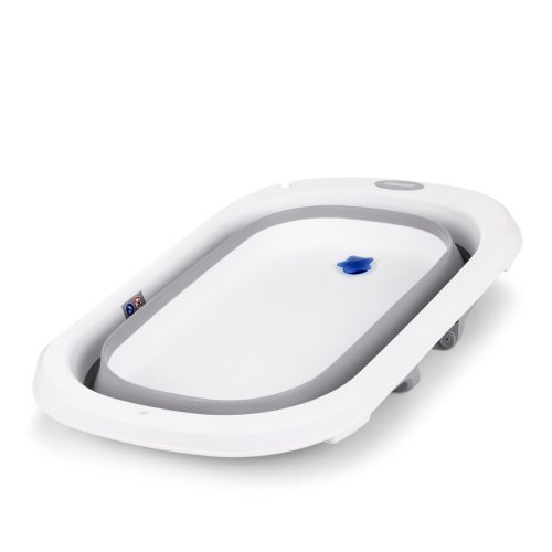 Chipolino Isla összecsukható kád hálós babatartóval 81 cm - Grey