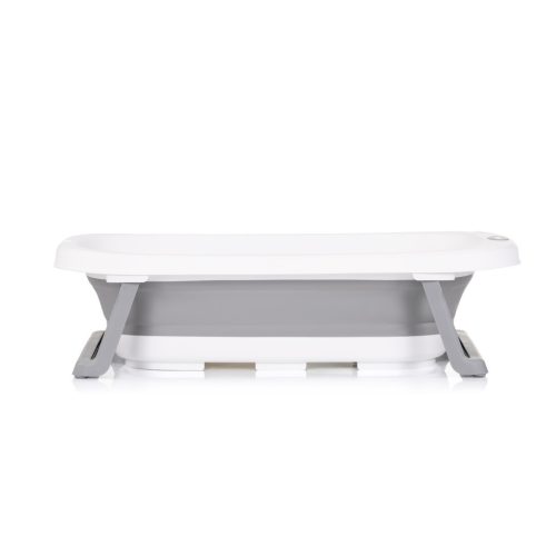 Chipolino Isla összecsukható kád hálós babatartóval 81 cm - Grey