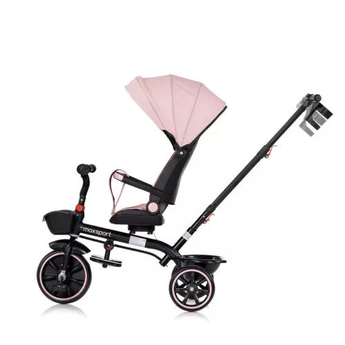 Chipolino Max Sport tricikli kupolával - Pink Marshmallow