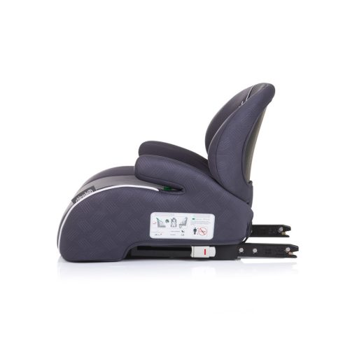 Chipolino Sonic autós ülésmagasító 125-150 cm Isofix - Anthracite