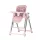 Chipolino Super Chef multifunkciós etetőszék - Pink Marshmallow