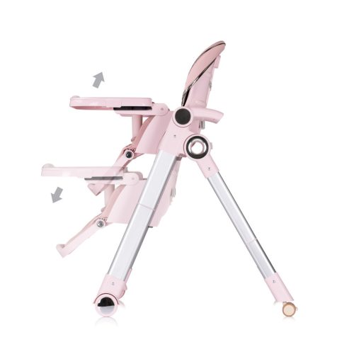 Chipolino Super Chef multifunkciós etetőszék - Pink Marshmallow
