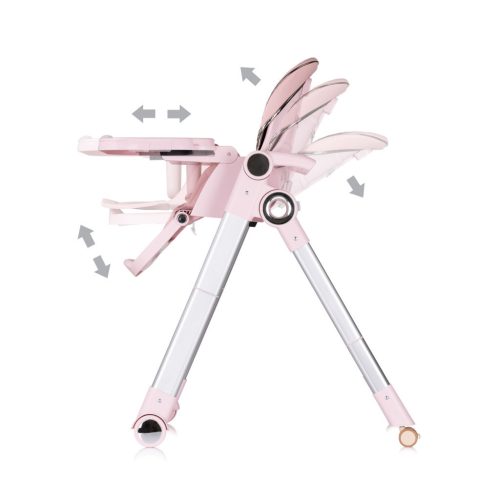 Chipolino Super Chef multifunkciós etetőszék - Pink Marshmallow