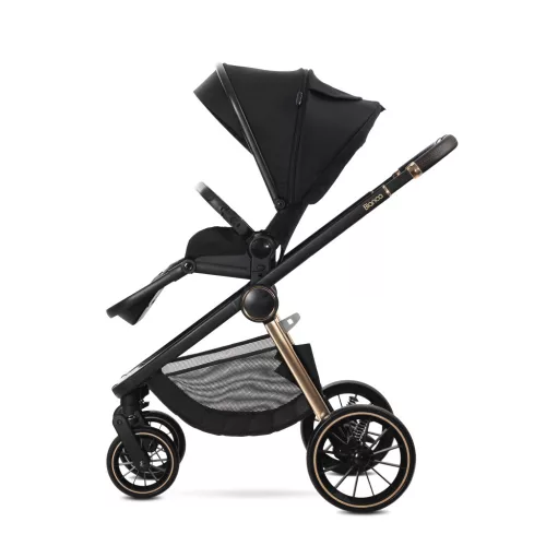 Lorelli Bianca 3az1-ben újszülött babakocsi Lorelli Aria Luxe hordozóval - Black (2 doboz)