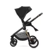 Lorelli Bianca 3az1-ben újszülött babakocsi Lorelli Aria Luxe hordozóval - Black (2 doboz)