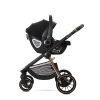 Lorelli Bianca 3az1-ben újszülött babakocsi Lorelli Aria Luxe hordozóval - Black (2 doboz)