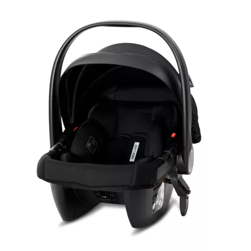 Lorelli Bianca 3az1-ben újszülött babakocsi Lorelli Aria Luxe hordozóval - Black (2 doboz)