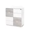 Lorelli Cupboard pelenkázó komód - White & Artwood ÚJ