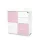 Lorelli Cupboard pelenkázó komód - White & Orchid Pink ÚJ