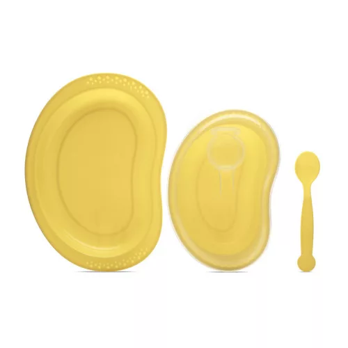 Baby Care étkészlet 3dbos - Yellow