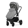 Lorelli Bianca 3az1-ben újszülött babakocsi Lorelli Aria Luxe hordozóval - Grey (2 doboz)